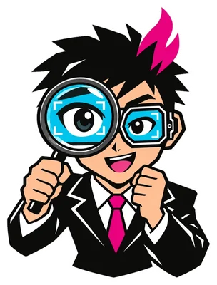 Il Custode di NerdPick che esamina un reperto con la lente