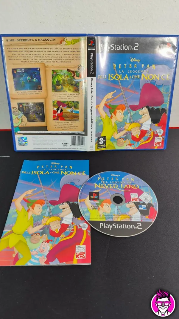 Disney Peter Pan - La Leggenda dell'Isola Che Non C'è - PlayStation 2 PS2 - PAL ITA Completo - Vista 1