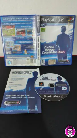 Reperto originale Football Manager Campionato 2005 - PlayStation 2 PS2 - PAL ITA Completo (2005) - Condizioni USATO TESTATO 100% CIB