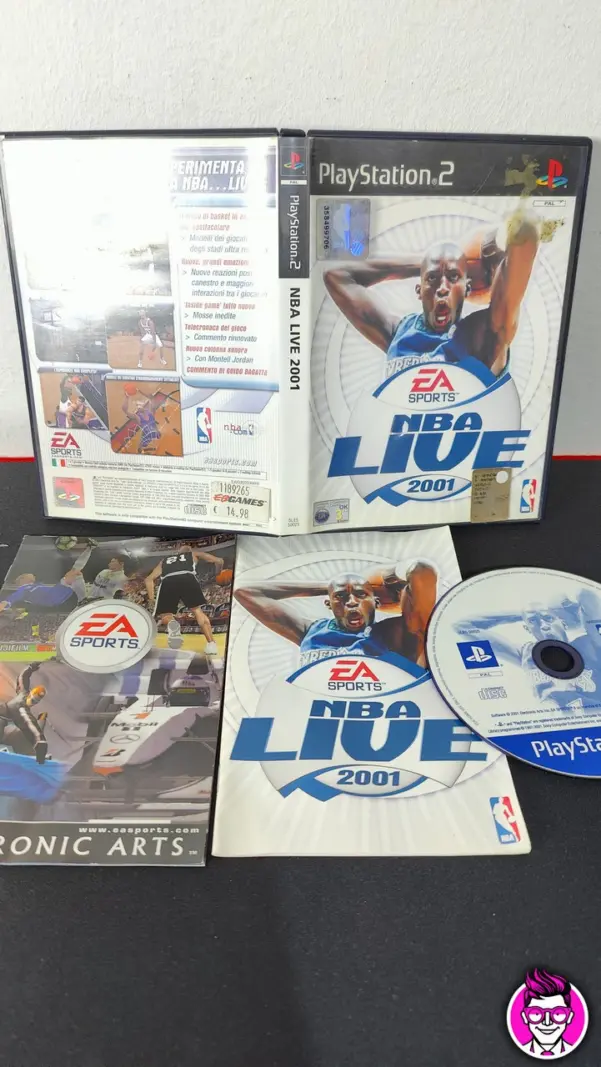 NBA Live 2001 - PlayStation 2 PS2 - PAL ITA Completo - Vista 1