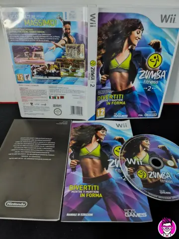 Reperto originale Zumba 2 Fitness - Nintendo Wii - Italiano Completo CD Specchio - Condizioni USATO TESTATO 100% CIB