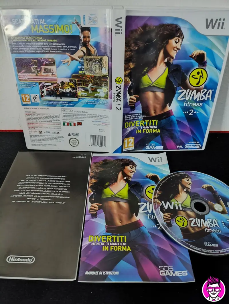 Zumba 2 Fitness - Nintendo Wii - Italiano Completo CD Specchio - Vista 1
