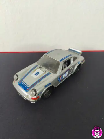 Reperto originale Porsche Carrera RS Martini #08 S.22 - Polistil Vintage Italy Auto - Condizioni USATO CIB