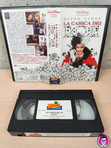 Reperto originale Glenn Close la Carica dei 101 - VHS - Film Disney - Condizioni USATO CIB