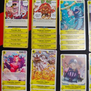 Miniatura 2 per Lotto Onepiece OP-03 Yellow - Playset per Ogni Comune - 36 Carte Totali