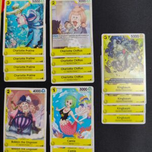 Miniatura 3 per Lotto Onepiece OP-03 Yellow - Playset per Ogni Comune - 36 Carte Totali