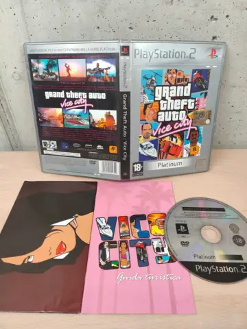 Reperto originale GTA Vice City Platinum - PAL ITA Completo CD Specchio - Condizioni USATO CIB