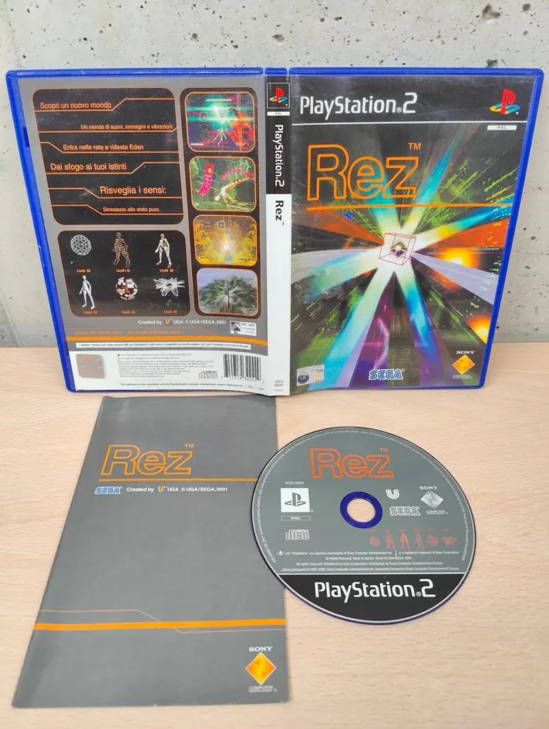 Rez - PlayStation 2 PS2 - PAL ITA Completo - Vista 1