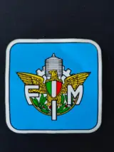 Miniatura 1 per FIM Federazione Italiana Motociclistica - Adesivo Sticker Decal Vintage