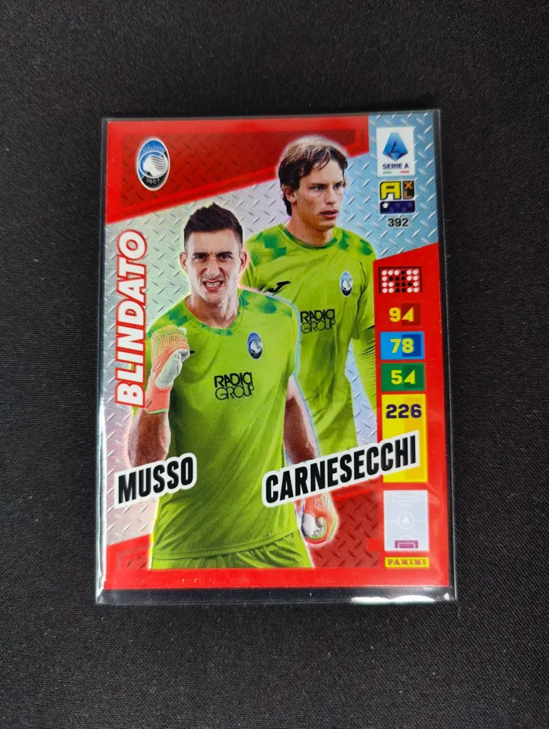 Blindato Musso Carnesecchi - Panini Adrenalyn 2023-2024 N°392 - Vista 1