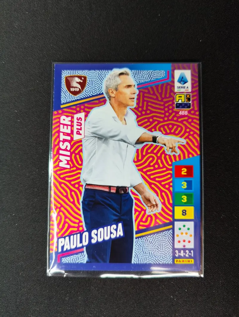 Mister Plus Paulo Sousa - Panini Adrenalyn 2023-2024 N°488 - Vista 1
