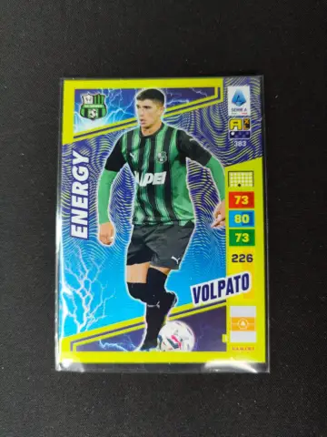 Reperto originale Energy Volpato - Panini Adrenalyn 2023-2024 N°383 (2023) - Condizioni USATO CIB