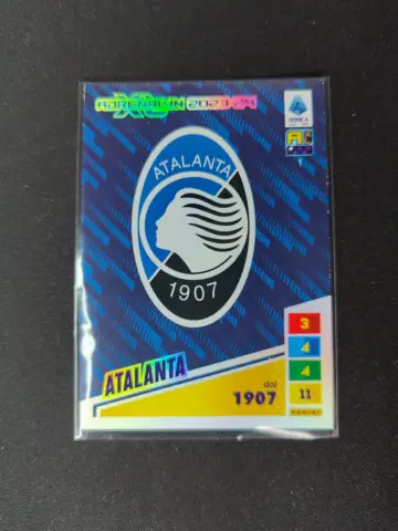 Reperto originale Scudetto Atalanta - Panini Adrenalyn 2023-2024 N°1 (2023) - Condizioni USATO CIB
