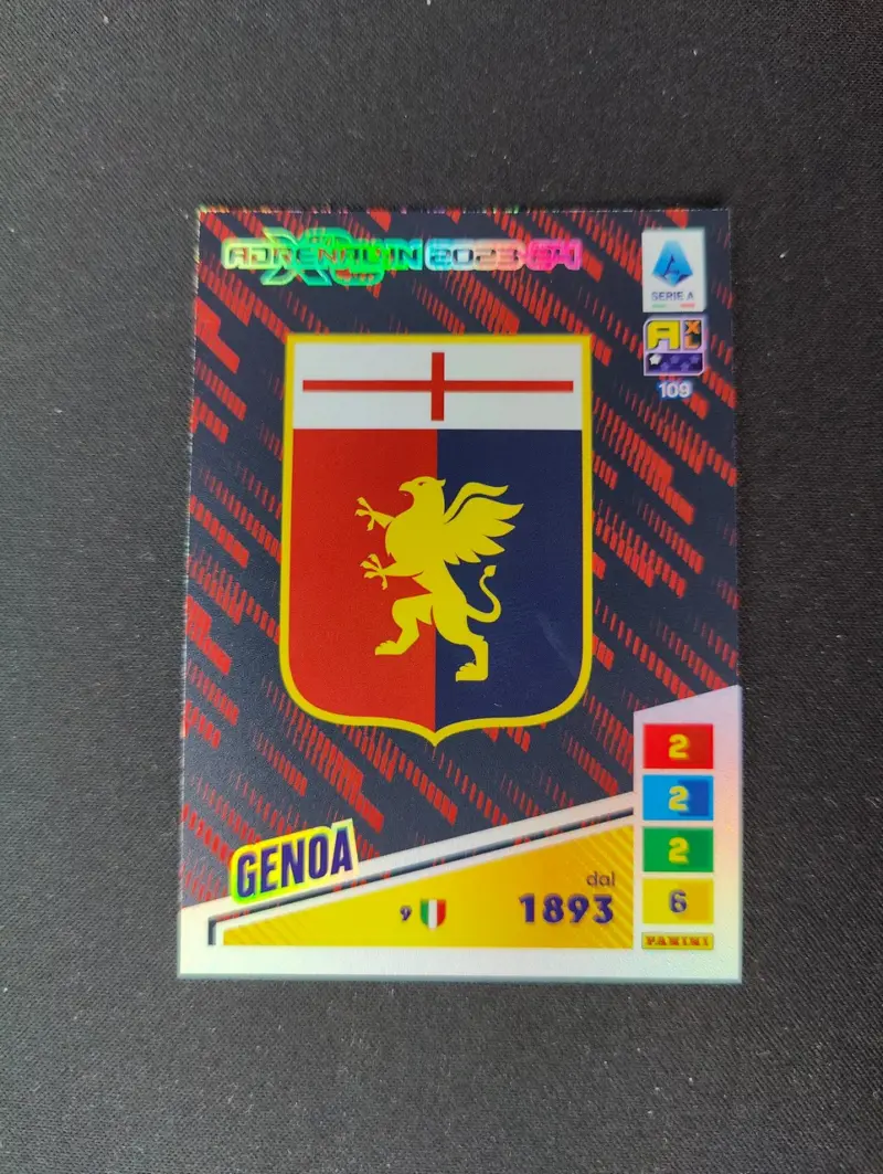 Scudetto Genoa - Panini Adrenalyn 2023-2024 N°109 - Vista 1