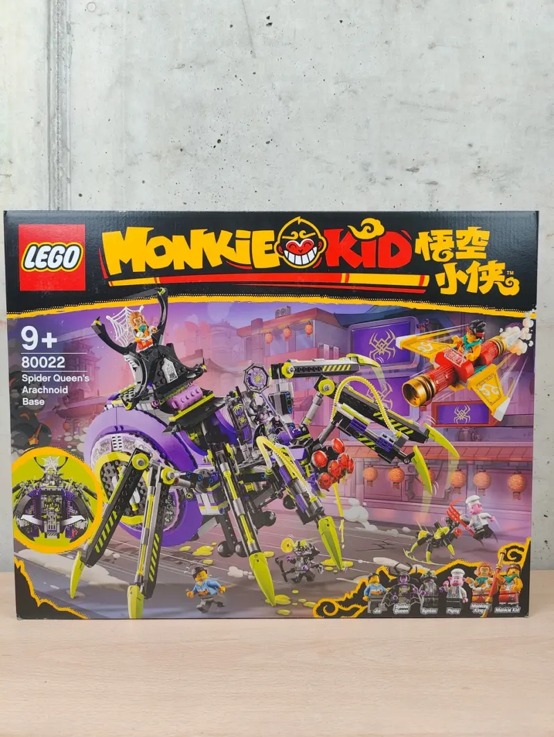 LEGO Monkie Kid 80022 - Base Aracnoidea della Spider Queen - Nuovo Raro MISB - Vista 1