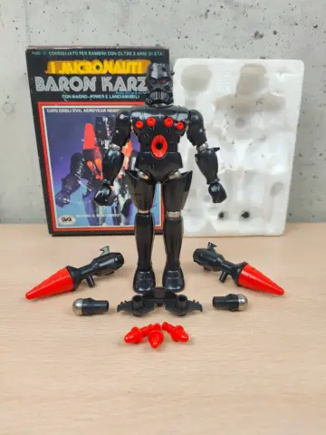 Reperto originale Micronauti Baron Karza - Micronauts GiG Mego Vintage 1977 (1977) - Condizioni USATO CIB