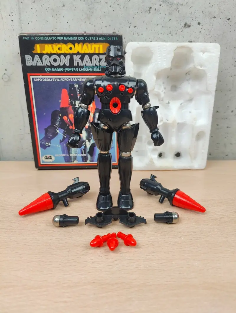 Micronauti Baron Karza - Micronauts GiG Mego Vintage 1977 - Vista 1