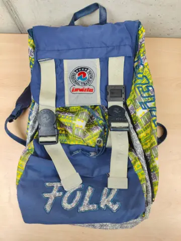 Reperto originale Zaino Invicta - Folk Backpack Bag - Rovinato - Condizioni USATO CIB