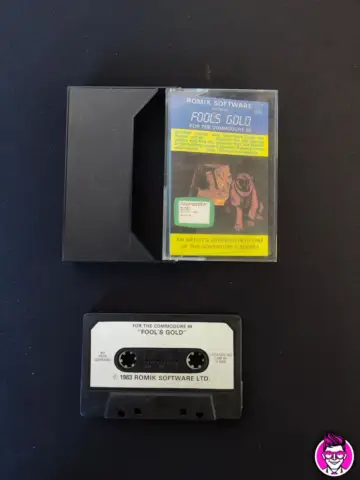 Reperto originale Software Romik Fool's Gold - Commodore 64 - Condizioni USATO CIB