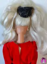 Miniatura 2 per Barbie Abito Rosso - Bambola Doll 1966 Mattel