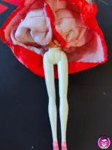 Miniatura 5 per Barbie Abito Rosso - Bambola Doll 1966 Mattel