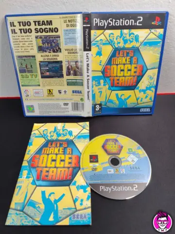 Reperto originale Let's Make a Soccer Team! - PlayStation 2 PS2 - PAL ITA CD Specchio - Condizioni USATO TESTATO 100% CIB