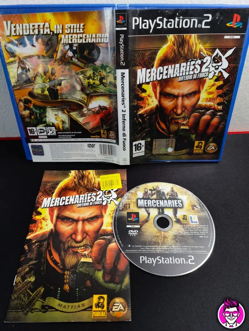 Mercenaries 2 Inferno di Fuoco - PlayStation 2 PS2 - PAL ITA - Vista 1