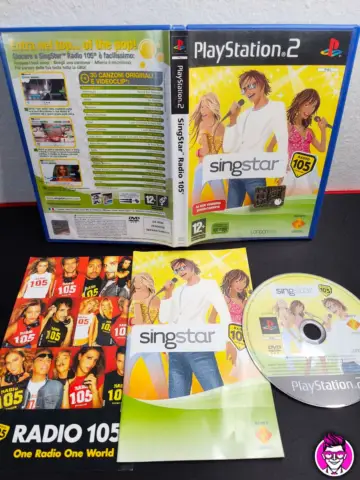 Reperto originale SingStar Radio 105 - PlayStation 2 PS2 - PAL ITA - Condizioni USATO TESTATO 100% CIB