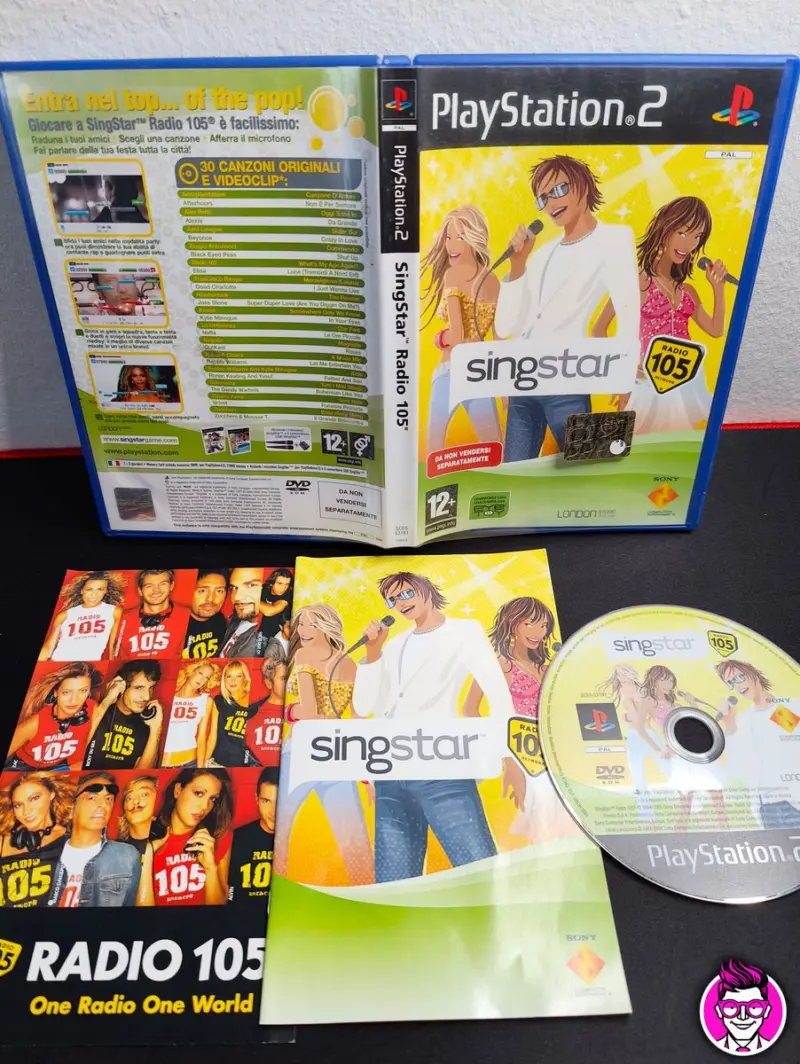 SingStar Radio 105 - PlayStation 2 PS2 - PAL ITA - Vista 1