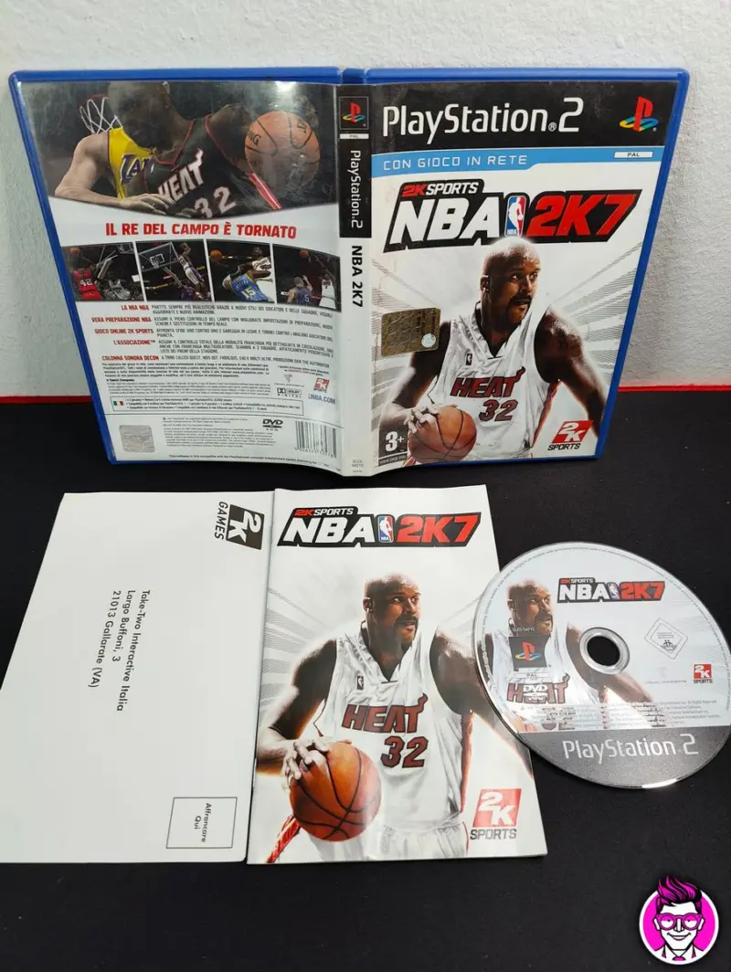 NBA 2K7 - PlayStation 2 PS2 - PAL ITA CD Specchio - Vista 1