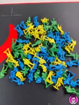 Miniatura 1 per Lotto Soldatini 1/31 in Plastica