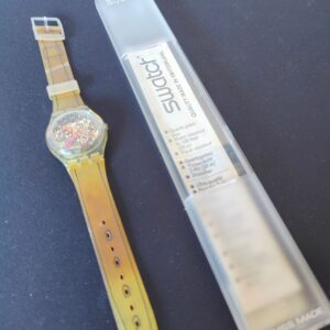 Miniatura 2 per Swatch Scribble Limited Edition GZ124 Artist Design 1993 Orologio Quarzo Watch Swiss Made Vintage Funzionante