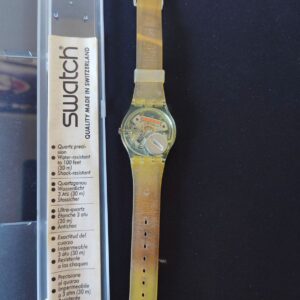 Miniatura 7 per Swatch Scribble Limited Edition GZ124 Artist Design 1993 Orologio Quarzo Watch Swiss Made Vintage Funzionante