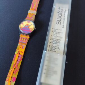 Miniatura 2 per Swatch Rara Avis GV103 1991 Orologio Quarzo Watch Swiss Made Vintage Funzionante