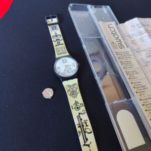 Miniatura 2 per Swatch Ex Hora GB163 1995 Orologio Quarzo Watch Swiss Made Vintage Funzionante
