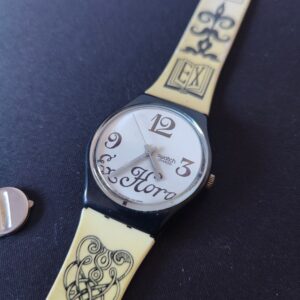 Miniatura 4 per Swatch Ex Hora GB163 1995 Orologio Quarzo Watch Swiss Made Vintage Funzionante