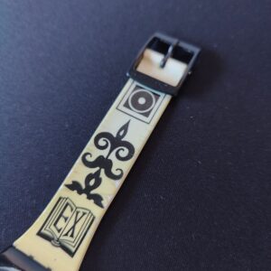 Miniatura 6 per Swatch Ex Hora GB163 1995 Orologio Quarzo Watch Swiss Made Vintage Funzionante