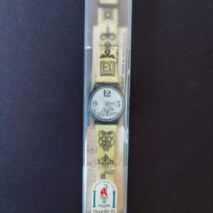 Miniatura 8 per Swatch Ex Hora GB163 1995 Orologio Quarzo Watch Swiss Made Vintage Funzionante