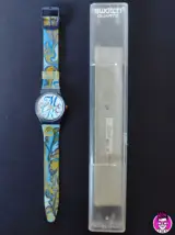 Miniatura 1 per Swatch GN128 Algarve 1993 Orologio Quarzo Watch Swiss Made Vintage Funzionante