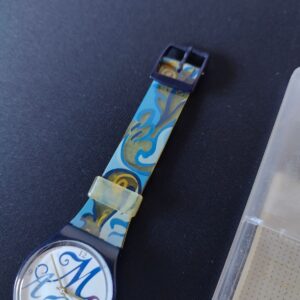 Miniatura 5 per Swatch GN128 Algarve 1993 Orologio Quarzo Watch Swiss Made Vintage Funzionante