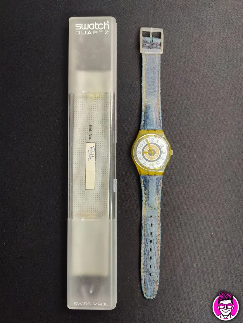 Swatch Delav Modello GK145 Orologio Quarzo Watch Swiss Made Vintage Funzionante - Vista 1