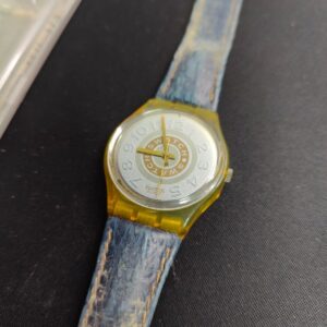Miniatura 3 per Swatch Delav Modello GK145 Orologio Quarzo Watch Swiss Made Vintage Funzionante
