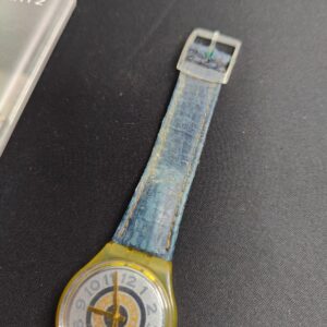 Miniatura 4 per Swatch Delav Modello GK145 Orologio Quarzo Watch Swiss Made Vintage Funzionante