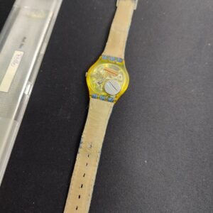 Miniatura 5 per Swatch Delav Modello GK145 Orologio Quarzo Watch Swiss Made Vintage Funzionante