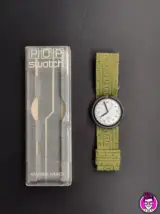 Miniatura 1 per Swatch Pop NAXOSO1991 Orologio Quarzo Watch Swiss Made Vintage Non Funzionante