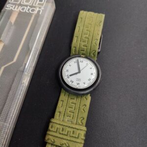 Miniatura 3 per Swatch Pop NAXOSO1991 Orologio Quarzo Watch Swiss Made Vintage Non Funzionante