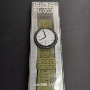 Miniatura 6 per Swatch Pop NAXOSO1991 Orologio Quarzo Watch Swiss Made Vintage Non Funzionante
