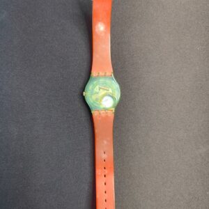 Miniatura 2 per Swatch Gent NOS Green Room GN103 1989 Orologio Quarzo Watch Swiss Made Vintage Funzionante