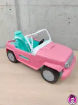 Miniatura 2 per Barbie Jeep 4x4 Safari Non Completo