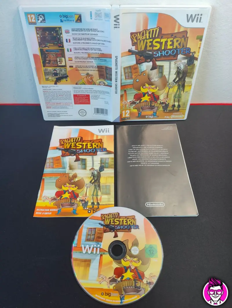 Spaghetti Western Shooter - Nintendo Wii - PAL ITA CD Specchio - Vista 1
